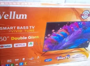 Vellum 50 Inchi Double Glass Smart 2025 Tv