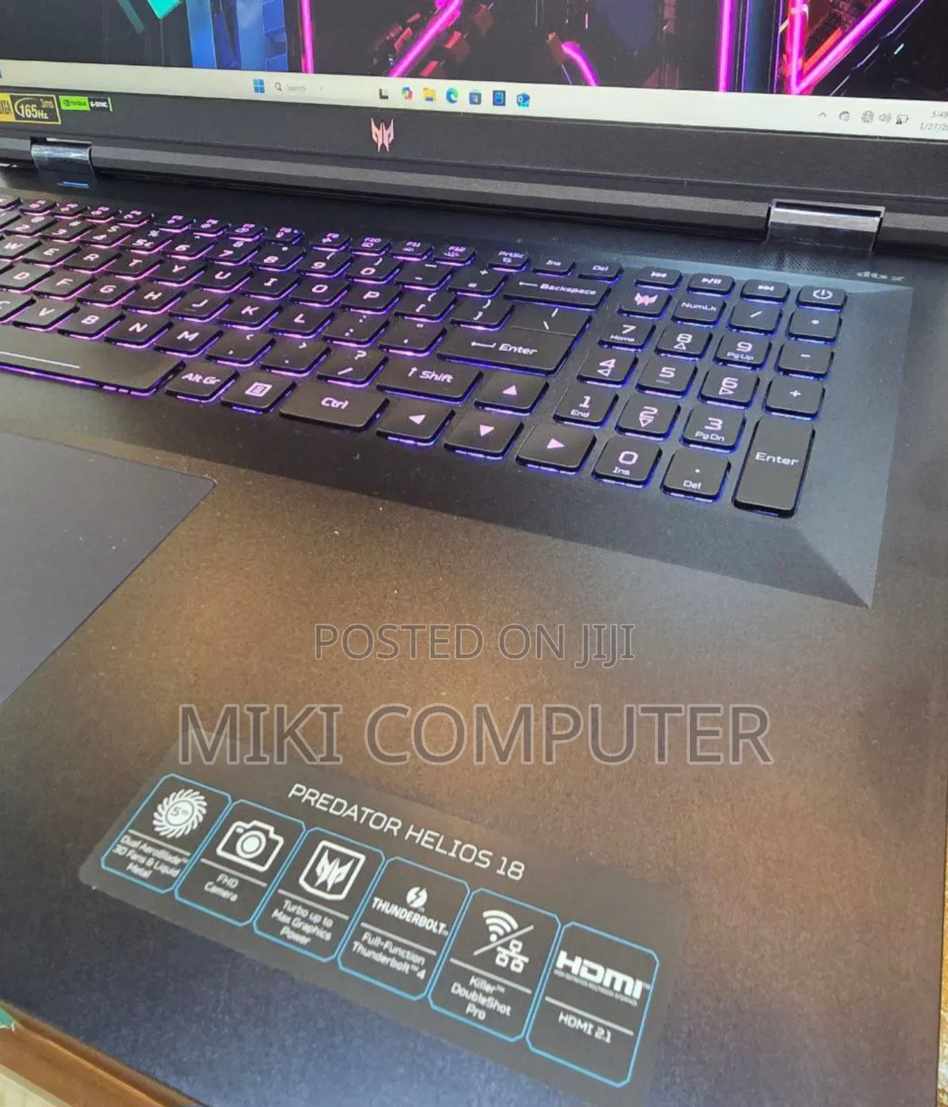 New Laptop Acer Predator Helios 300 32GB Intel Core I9 SSD 1T