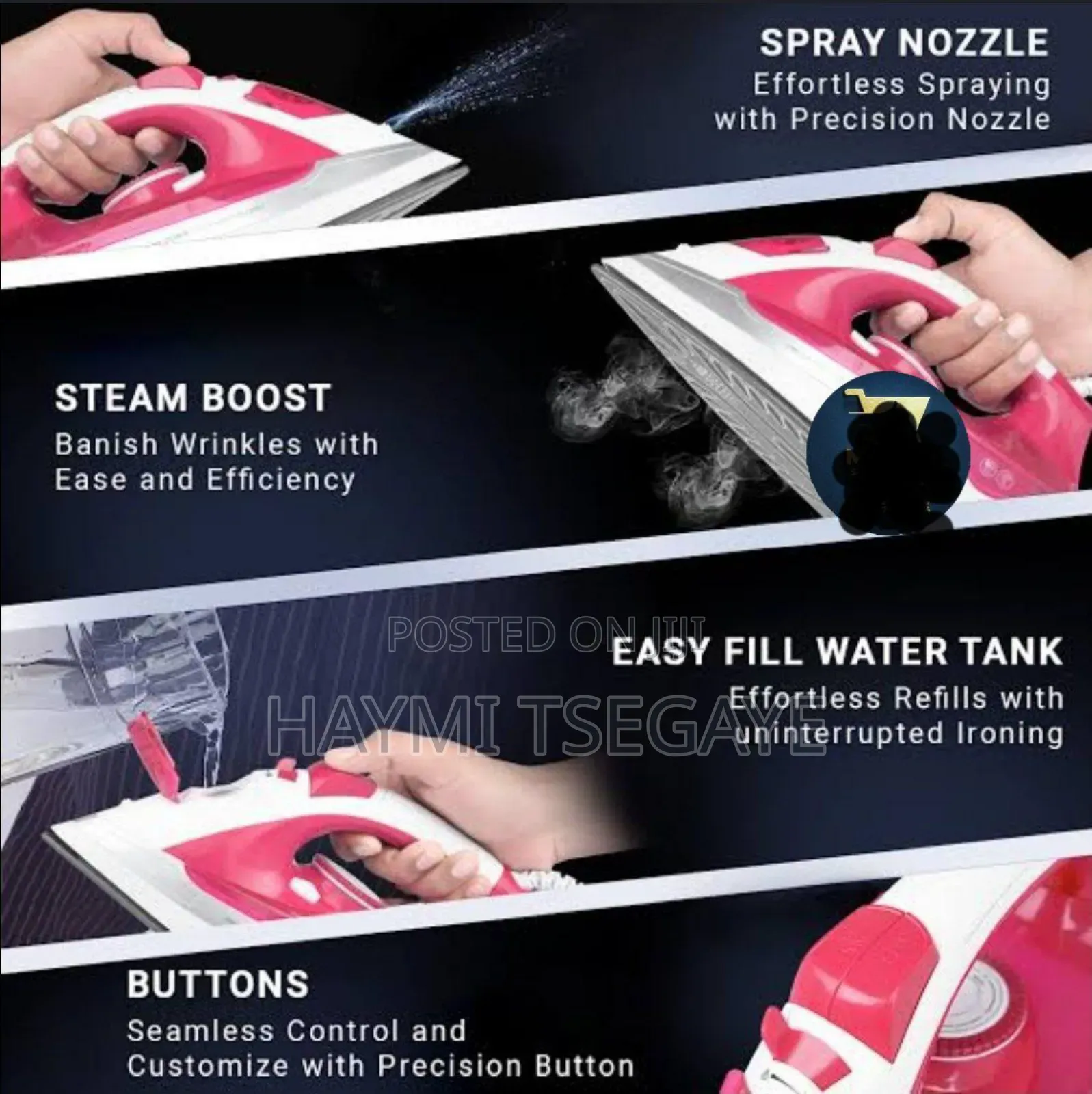 Saachi Steam and Dry Ironing