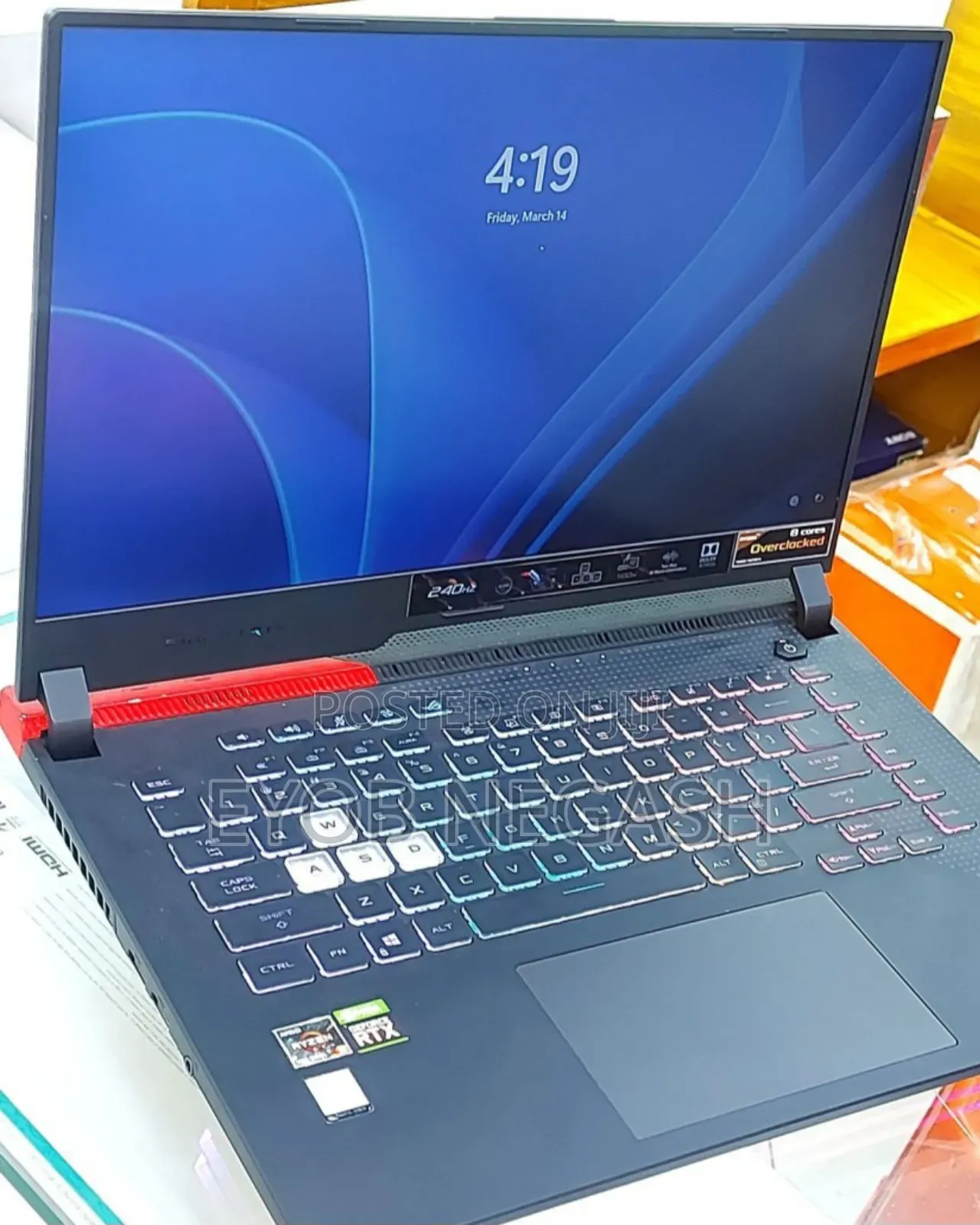 New Laptop Asus ROG Zephyrus G15 16GB AMD Ryzen 9 SSD 1T