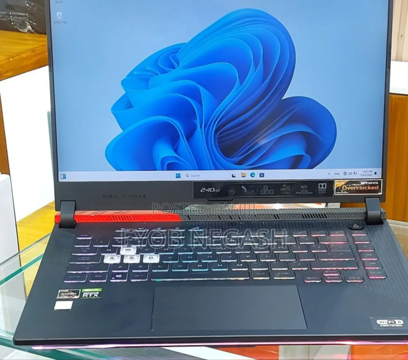 New Laptop Asus ROG Zephyrus G15 16GB AMD Ryzen 9 SSD 1T