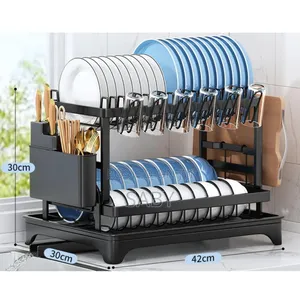 የታጠቡ የኪችን እቃዎችማድረቂያ Dish Drainer Rack