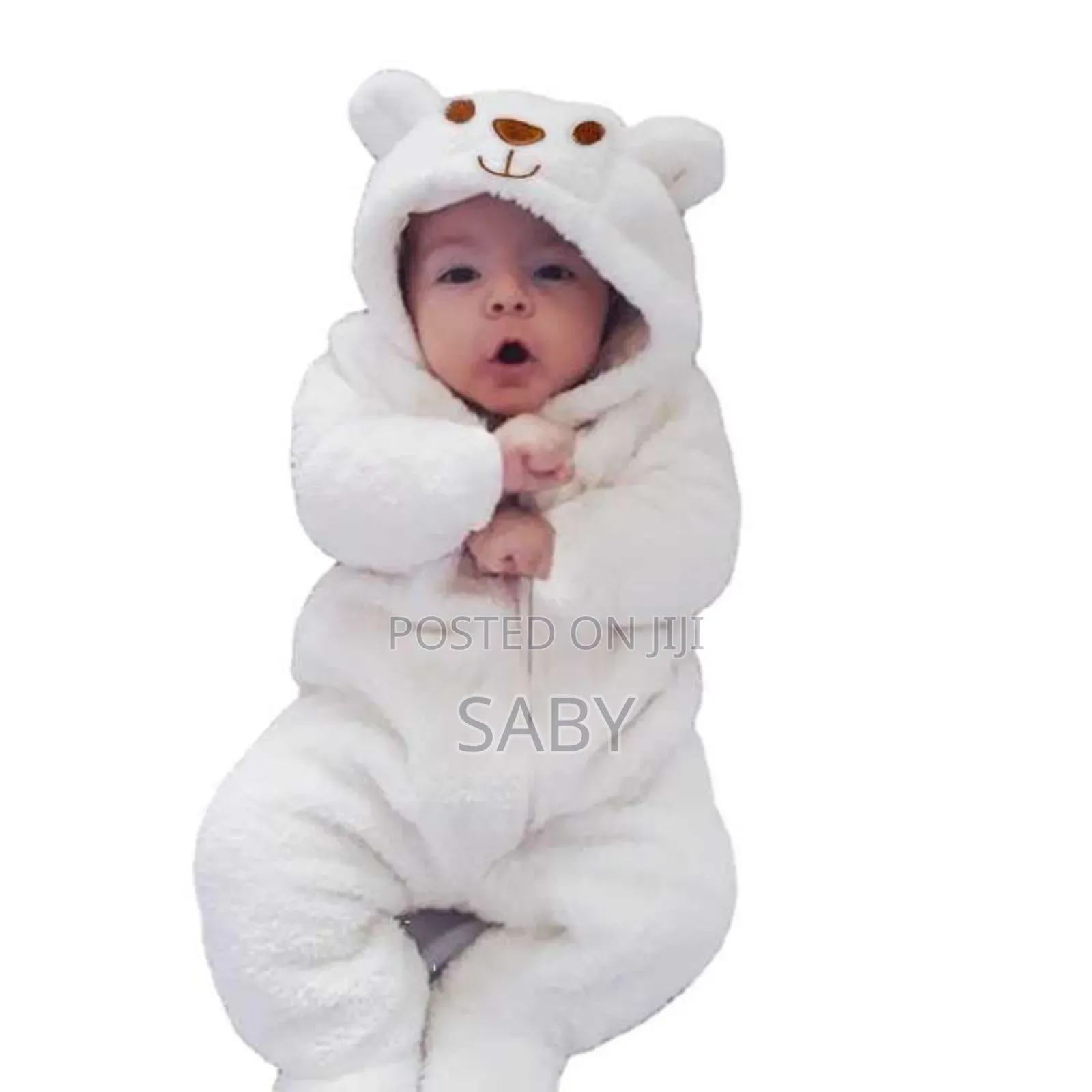 Baby Winter Clothes Bear Hooded Coat Romper Outfits Jumpsuit