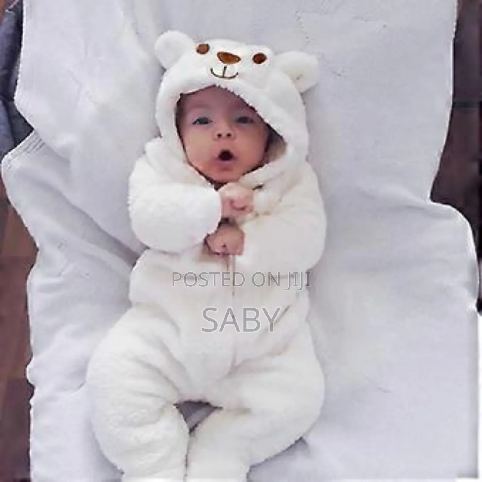 Baby Winter Clothes Bear Hooded Coat Romper Outfits Jumpsuit