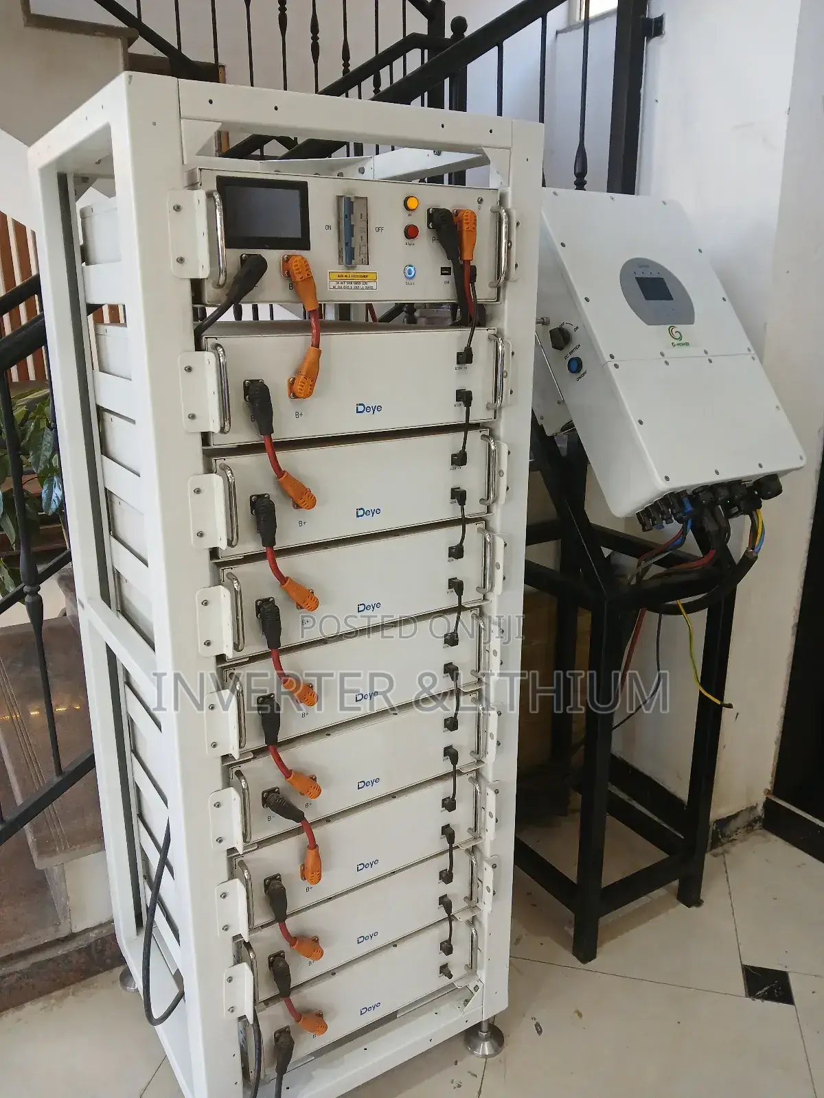 ኢንቨርተር እና ሊትየም ባትሪ /Inverter Lithium Iron Phosphate Battery