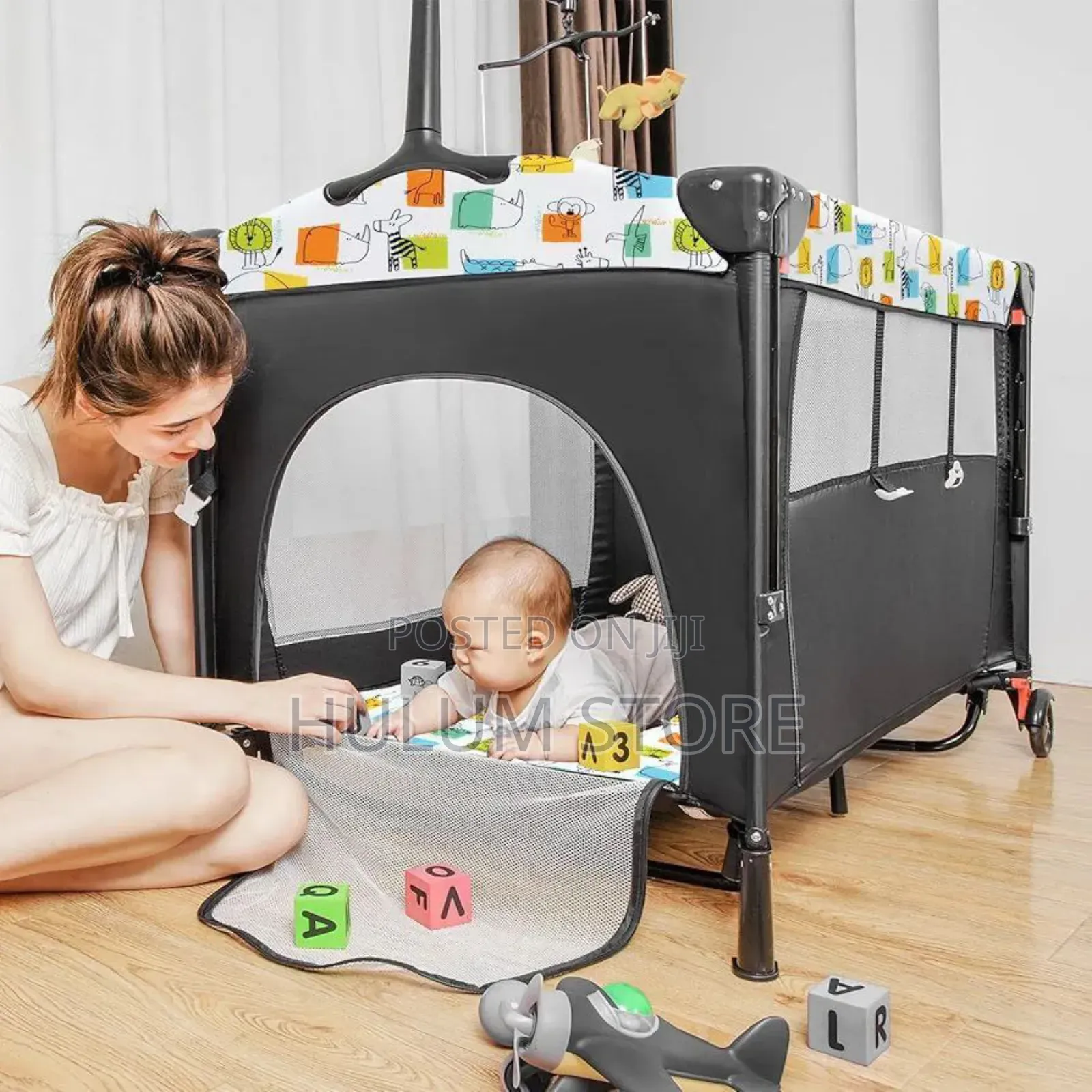 High Quality Foldable Multifunctional Baby Bed
