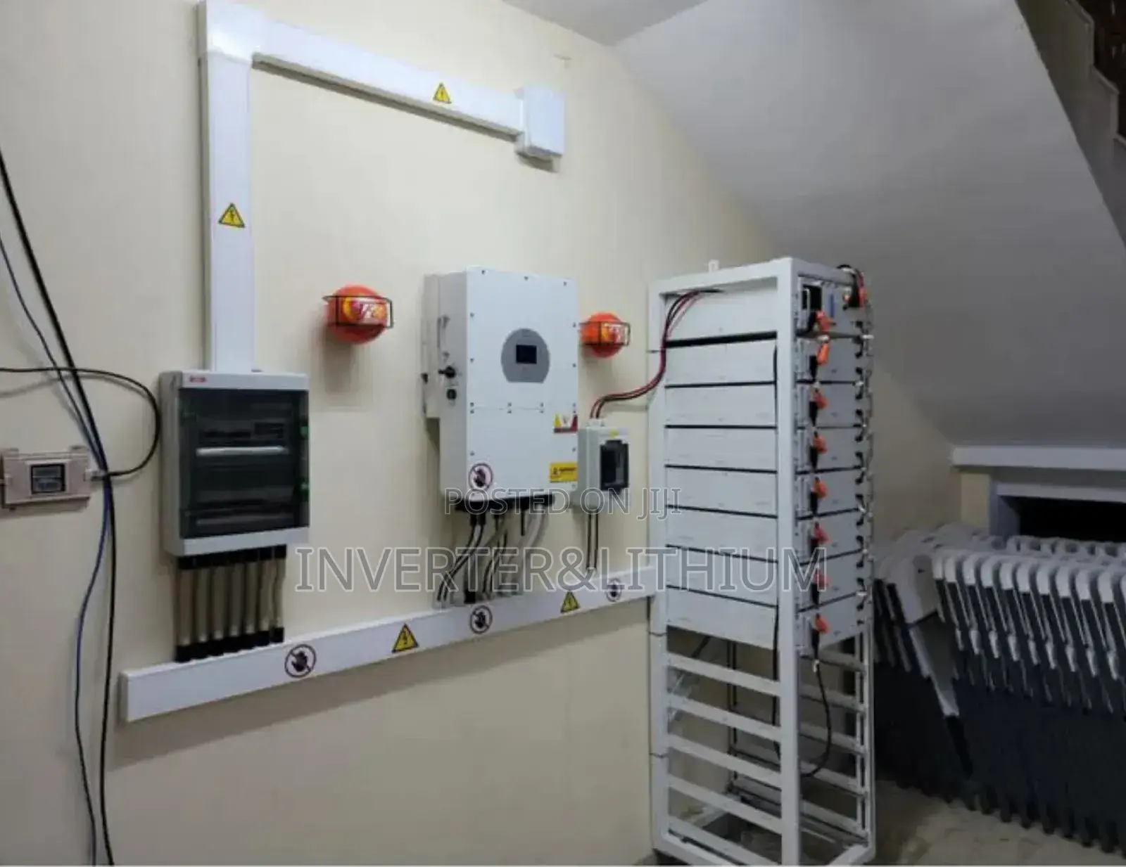 ኢንቨርተር እና ሊትየም ባትሪ /Inverter Lithium Iron Phosphate Battery