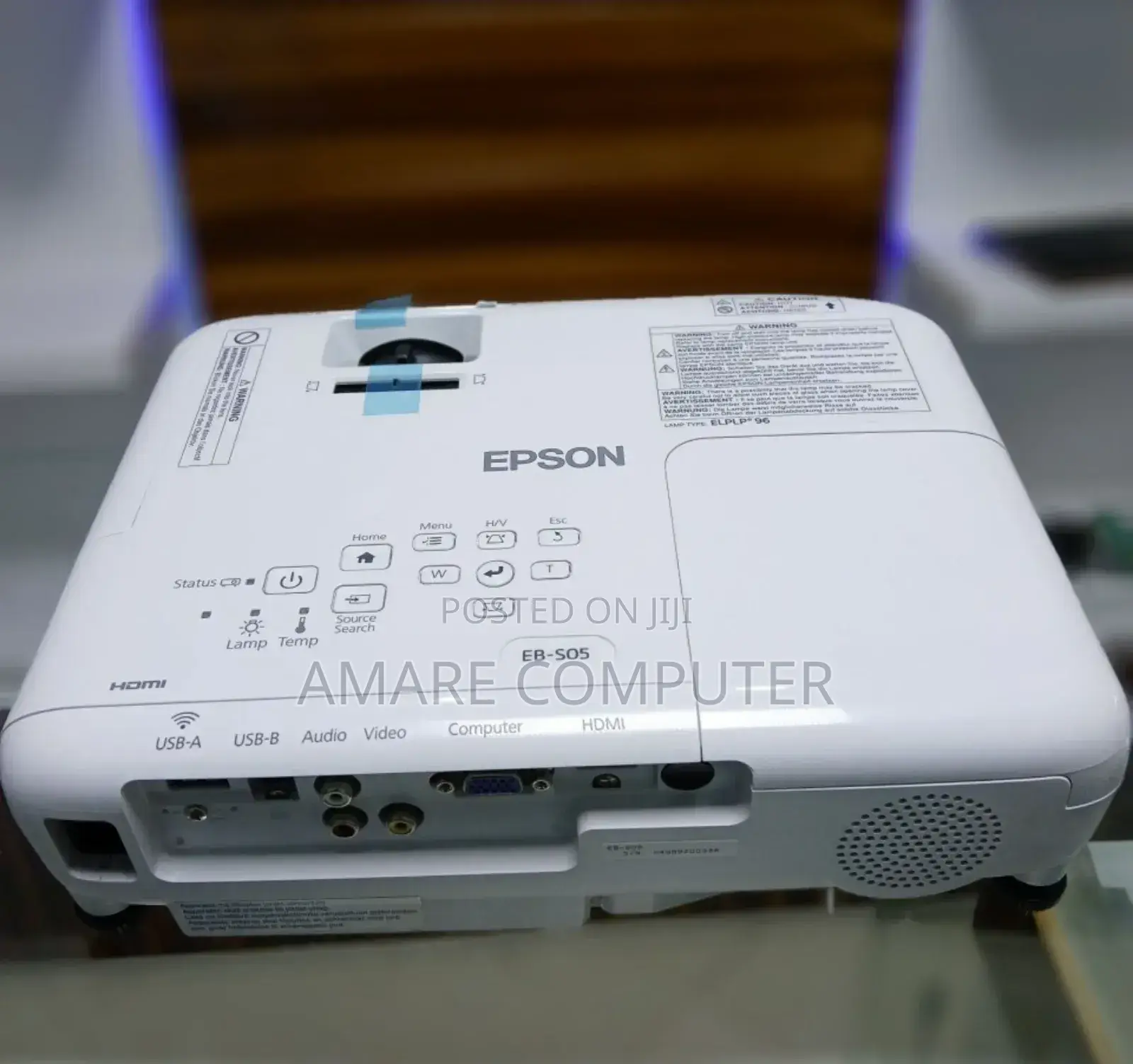 Epson Projector With Bag Remote Model Name: Eb-s05