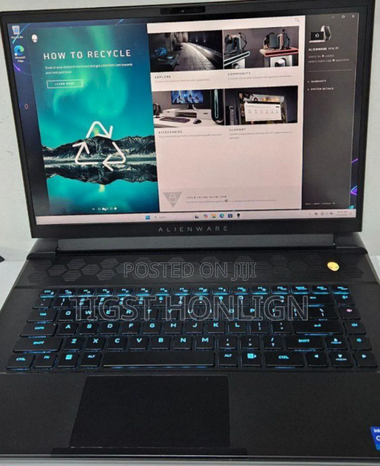 New Laptop Alienware M17x R2 16GB Intel Core I7 SSD 1T
