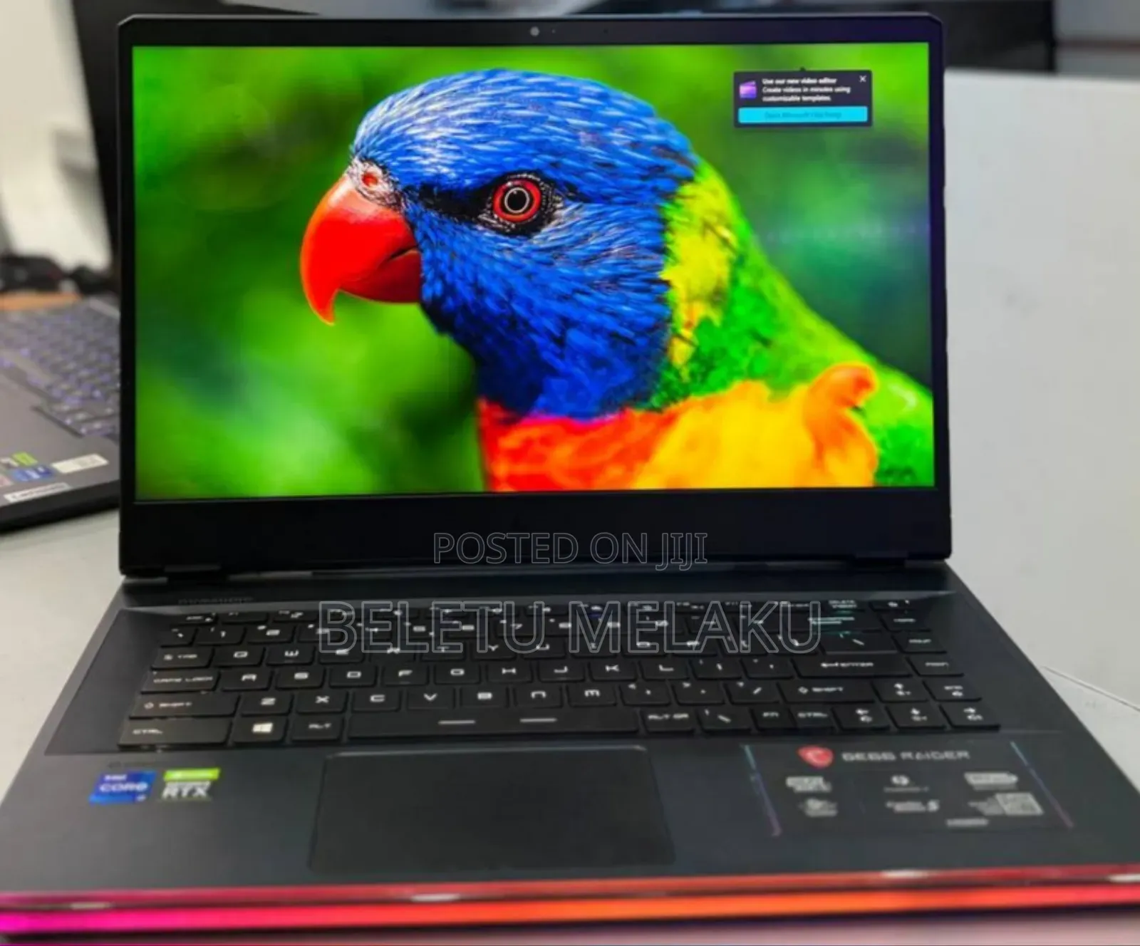 New Laptop MSI Pulse GL66 16GB Intel Core I7 SSD 1T