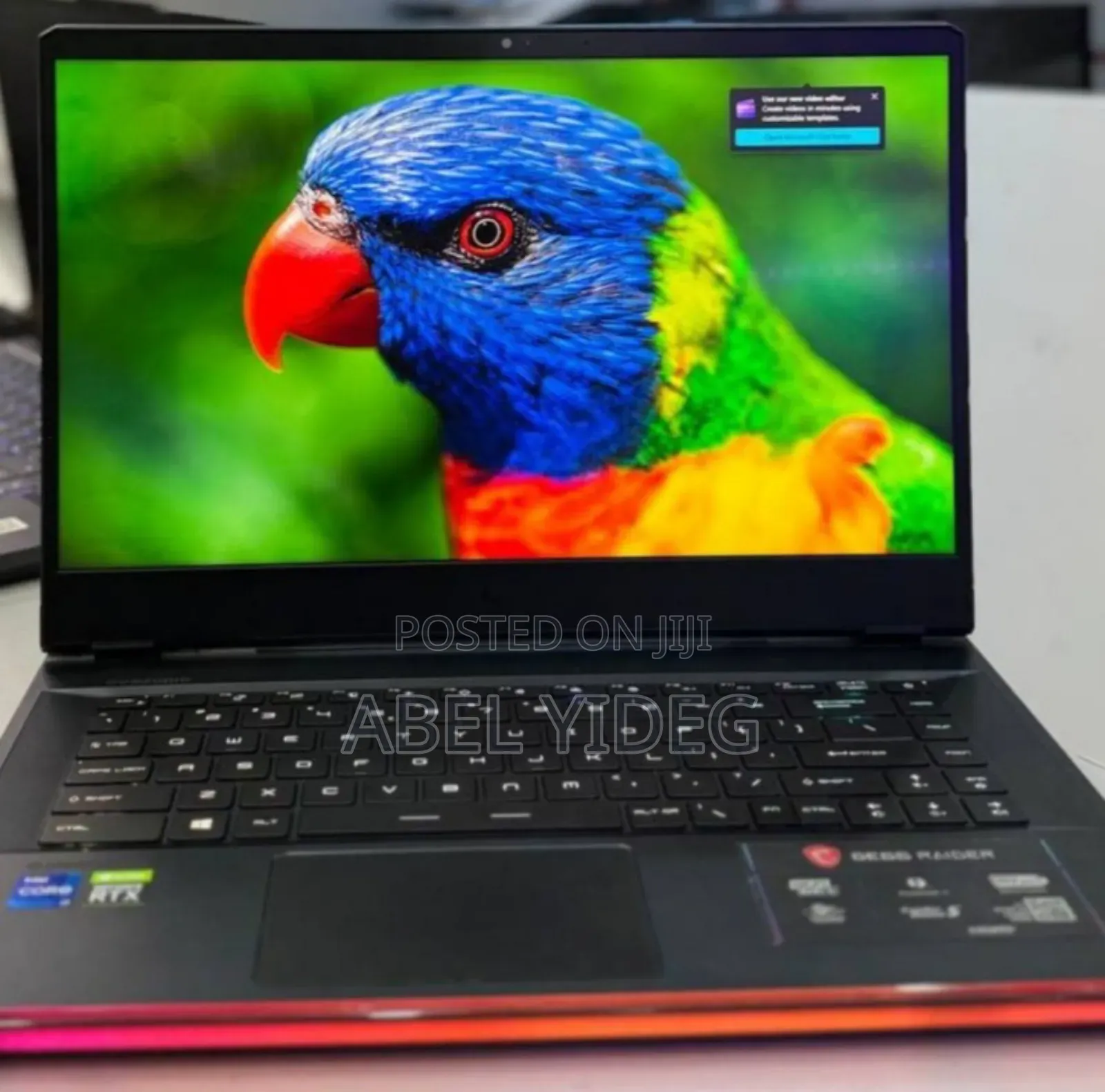 New Laptop MSI GE66 Raider 16GB Intel Core I7 SSD 1T