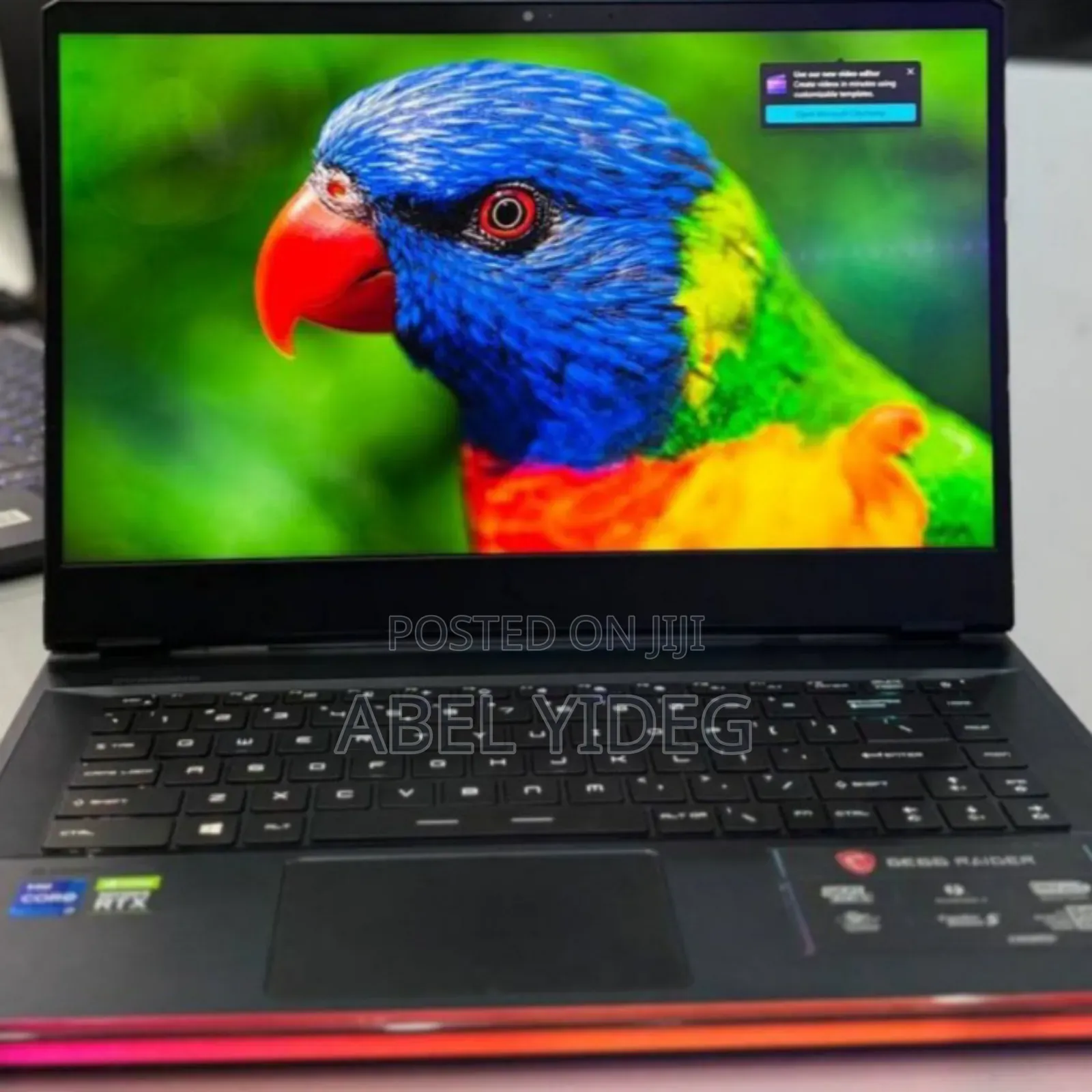 New Laptop MSI GE66 Raider 16GB Intel Core I7 SSD 1T