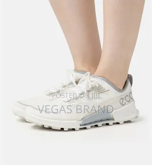 Photo - Ecco Casual Men's Low White Grey Master Quality Shoes