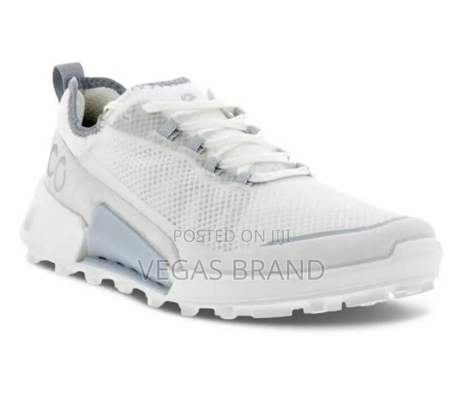 Ecco Casual Men's Low White Grey Master Quality Shoes
