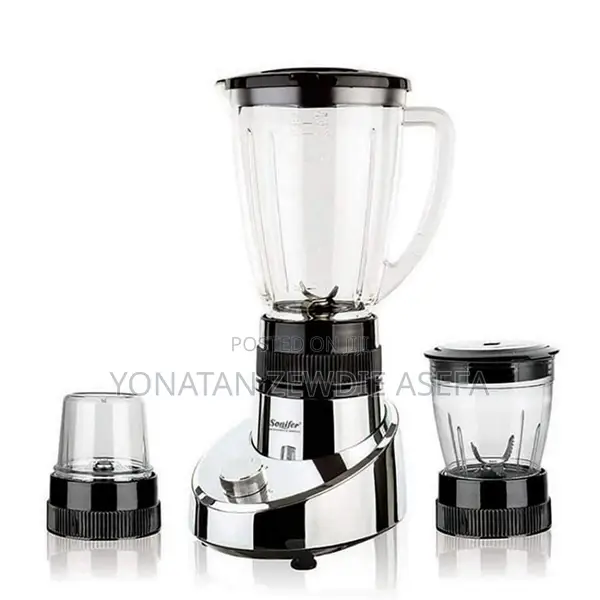Sonifer 3 in 1 Blender ጁሰር/መፍጫ 400 Watts