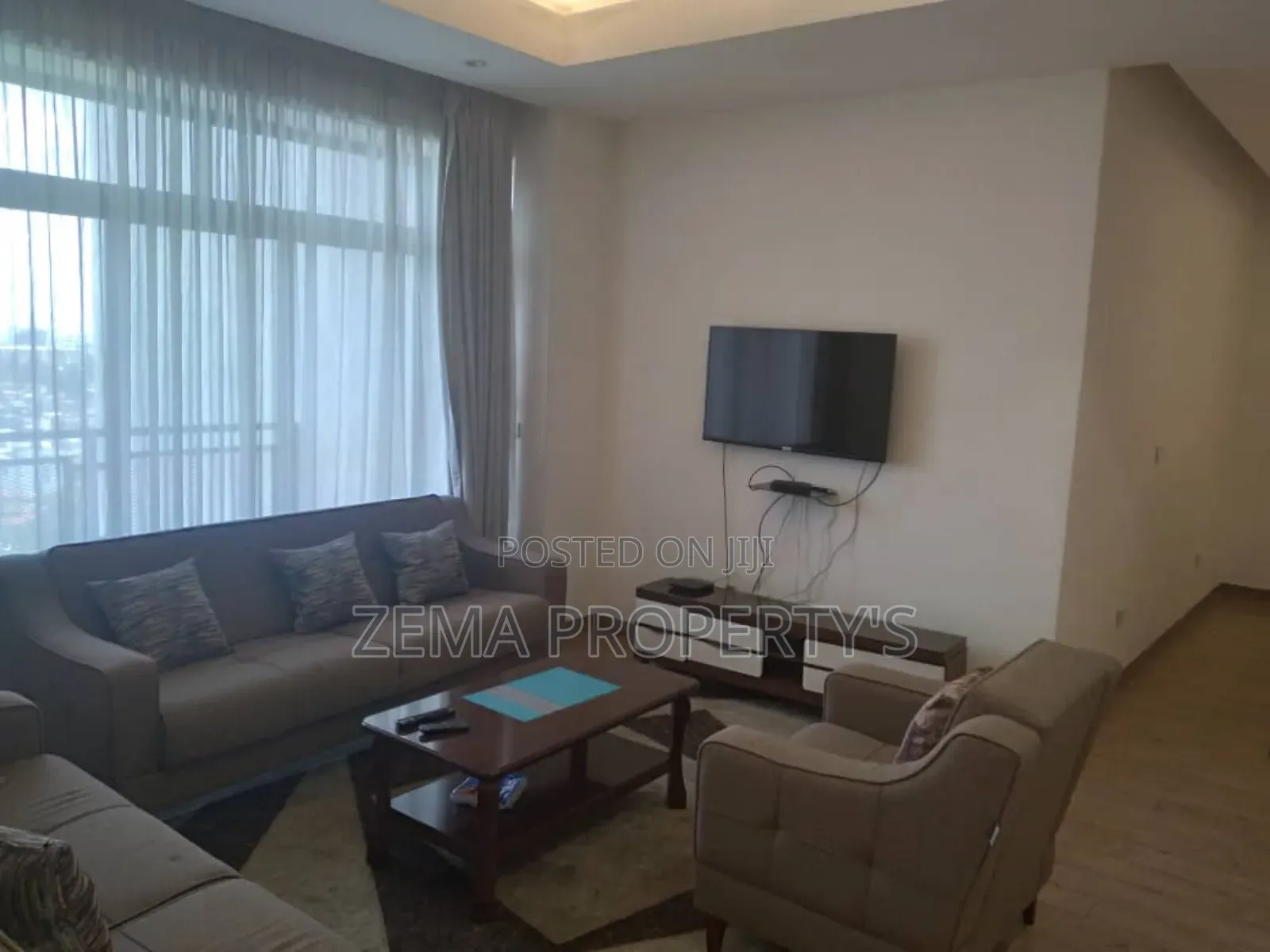 Furnished 3bdrm Apartment in Bole for rent