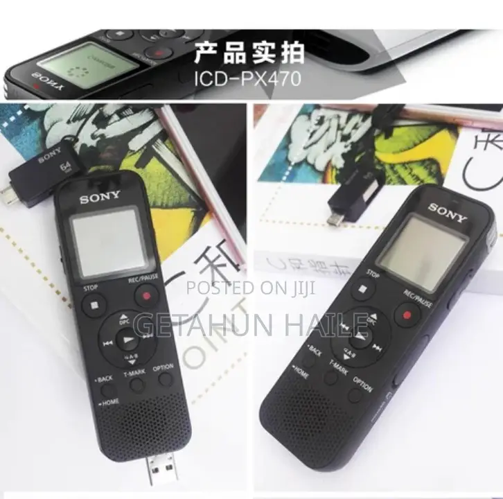 Sony Icd-Px470 Stereo Digital Voice Recorder