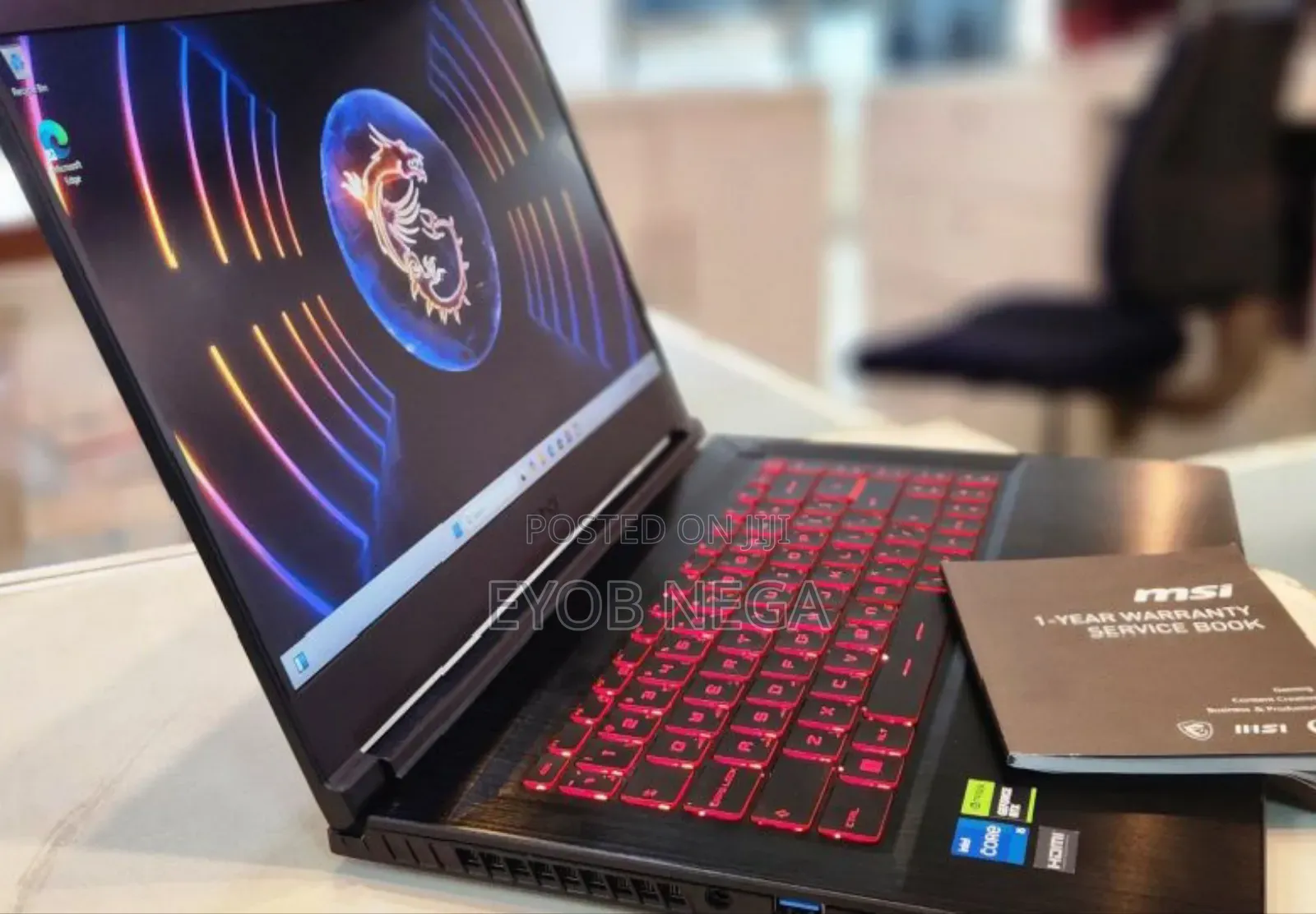 New Laptop MSI GF63 32GB Intel Core I5 SSD 512GB