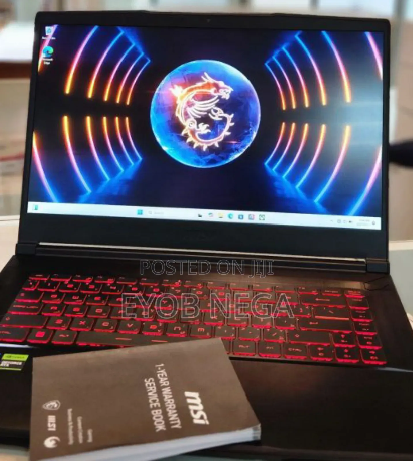 New Laptop MSI GF63 32GB Intel Core I5 SSD 512GB