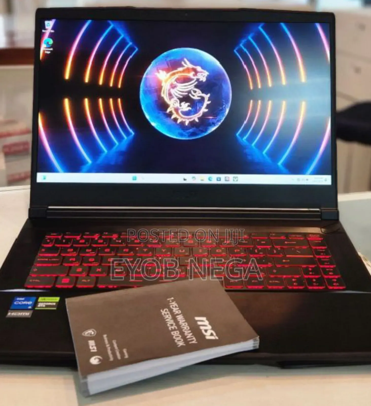 New Laptop MSI GF63 32GB Intel Core I5 SSD 512GB