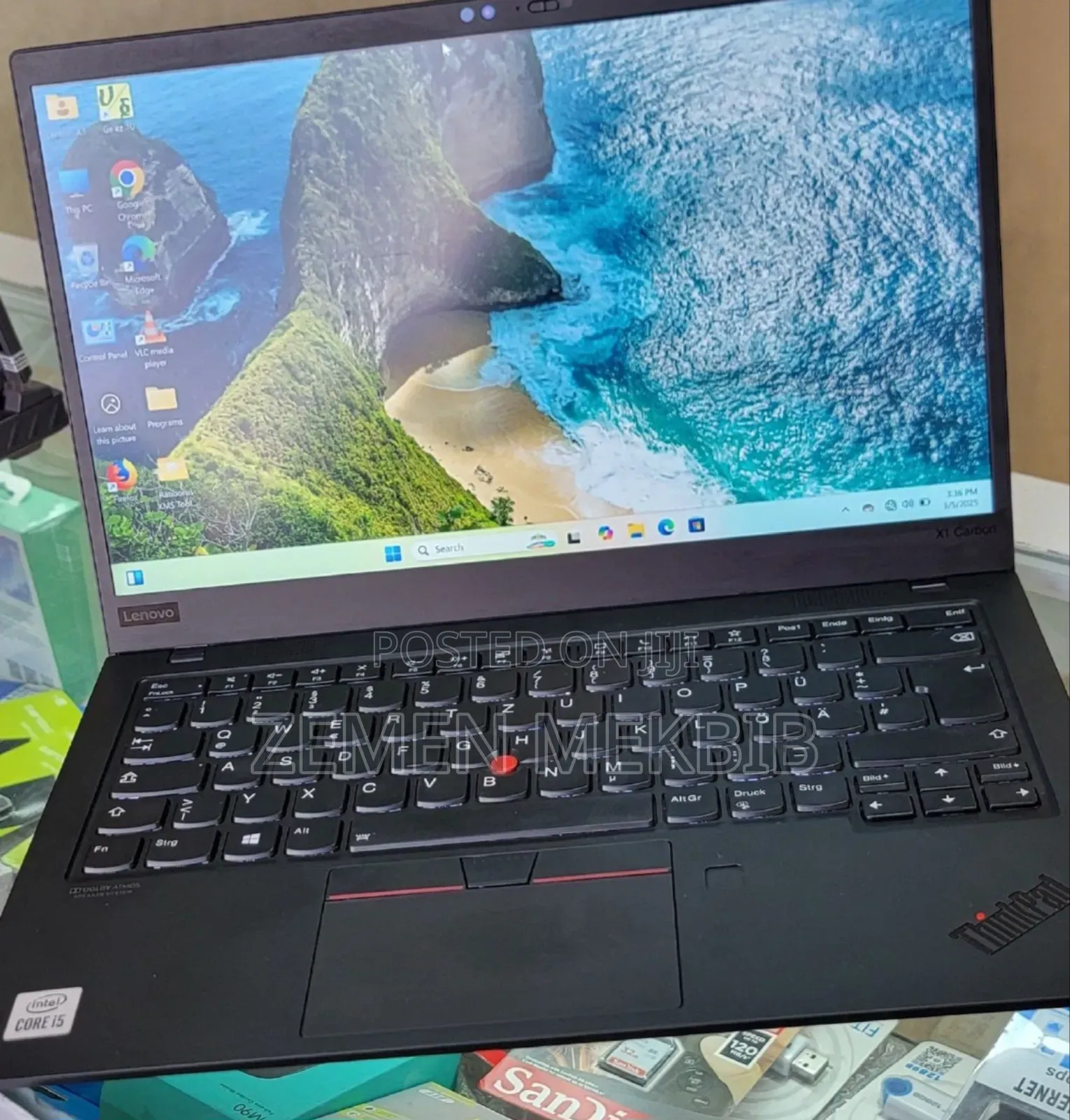 New Laptop Lenovo ThinkPad X1 Carbon 16GB Intel Core I5 SSD 512GB