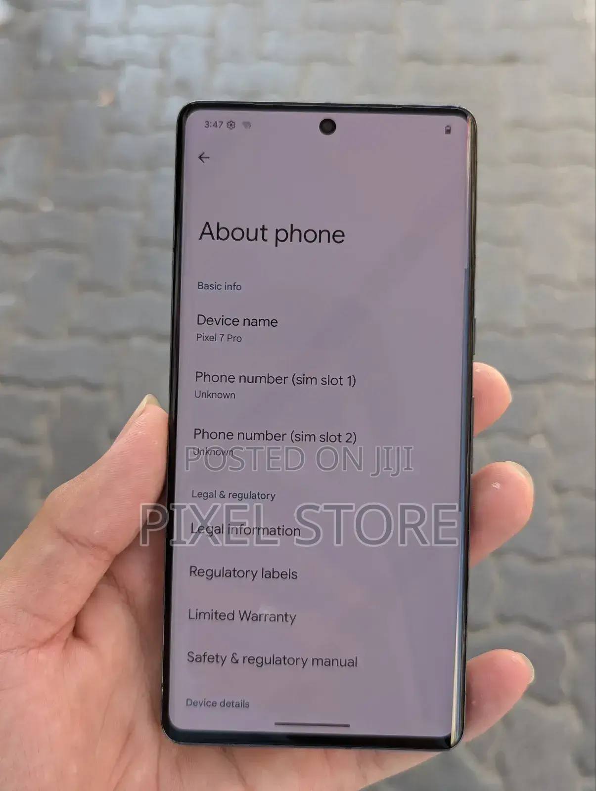 New Google Pixel 7 Pro 128 GB Black