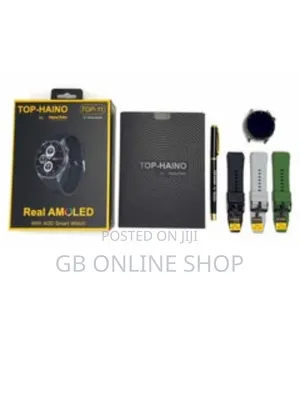 Haino Teko Top-11 Real Amoled Screen With 3 Pairs Strap