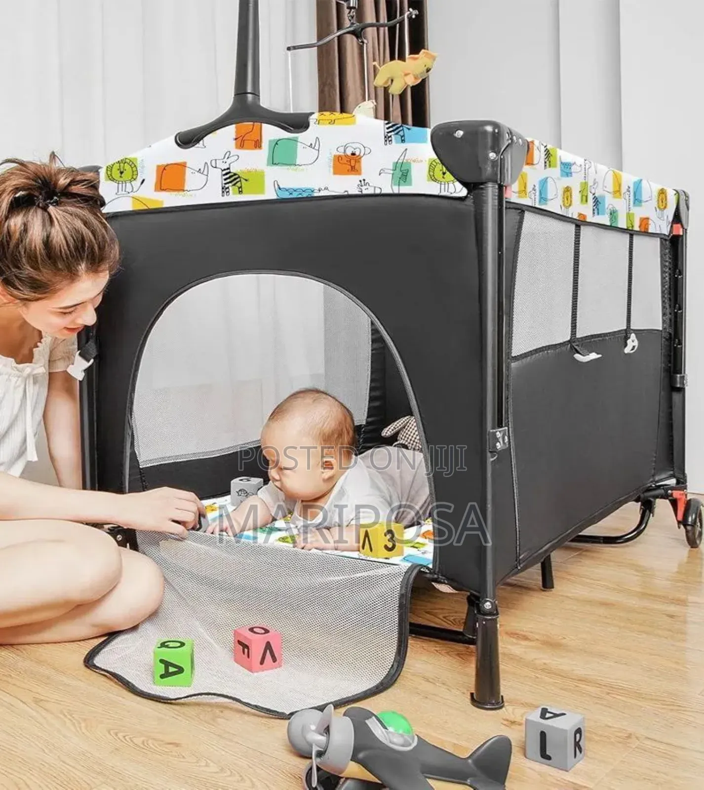 High Quality Foldable Multifunctional Baby Bed