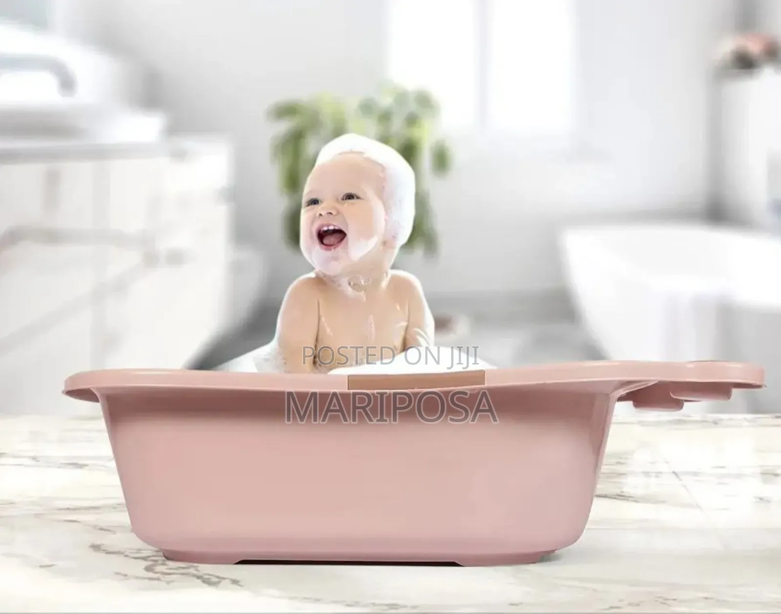 Baby Bathtub With Built-in Baby Seat