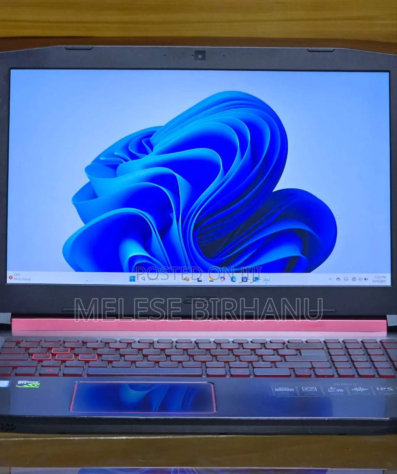 New Laptop Acer Nitro 5 8GB Intel Core I5 SSD 256GB