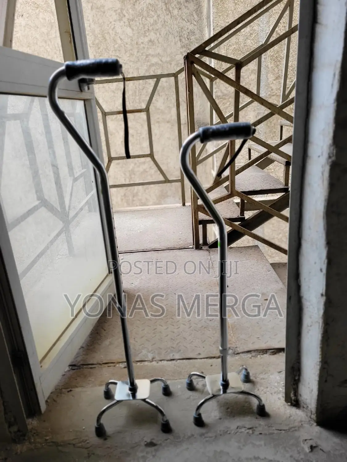 Walking Stick夫multi-Legged Cane, 4 Legs Balance Stick