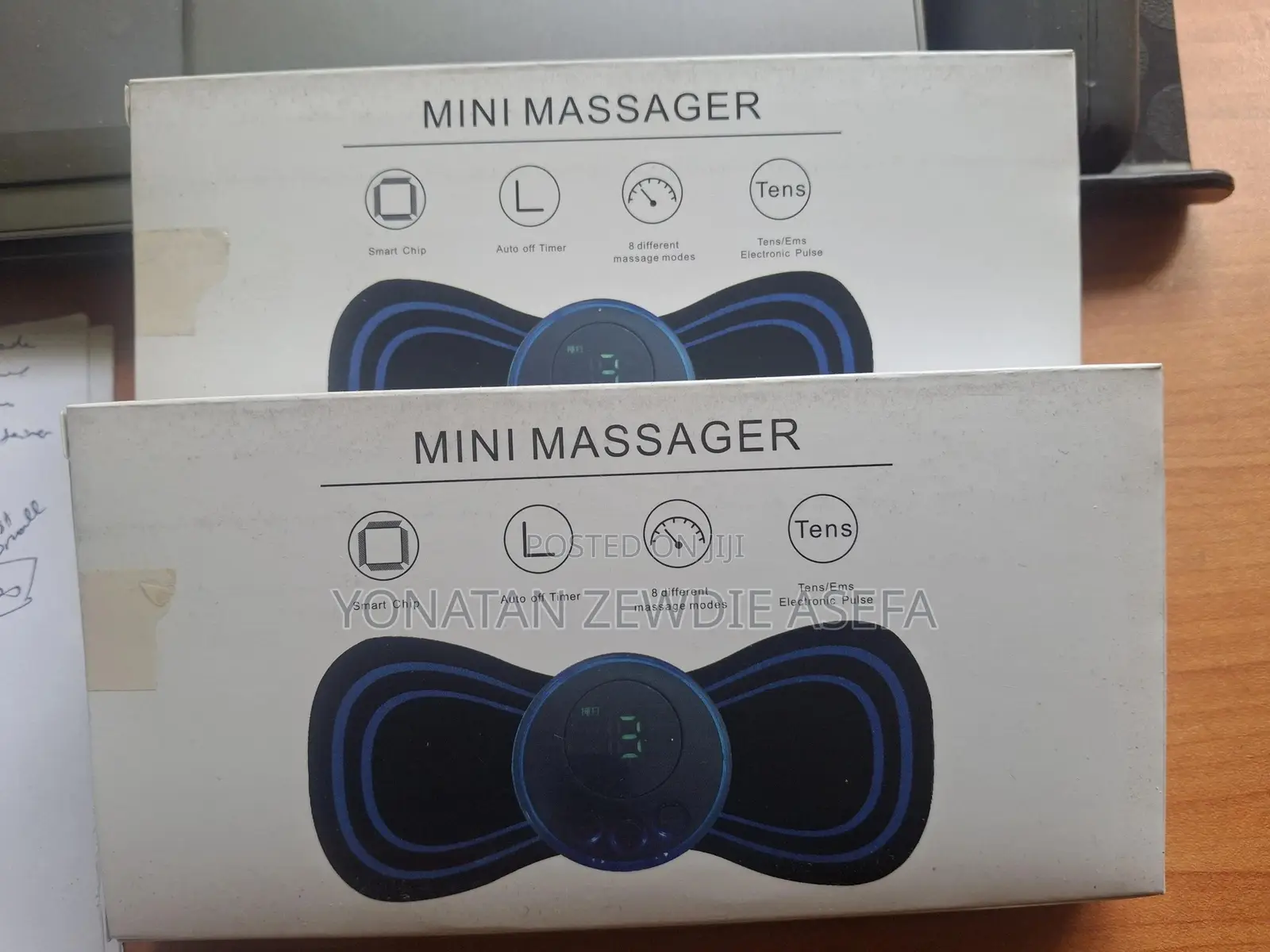 Rechargable Mini Body Massager- ተለጣፊ ማሳጅ ማድረጊያ