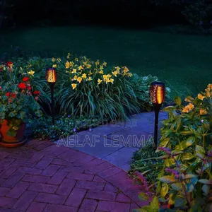 Solar Powered Flame Led Light