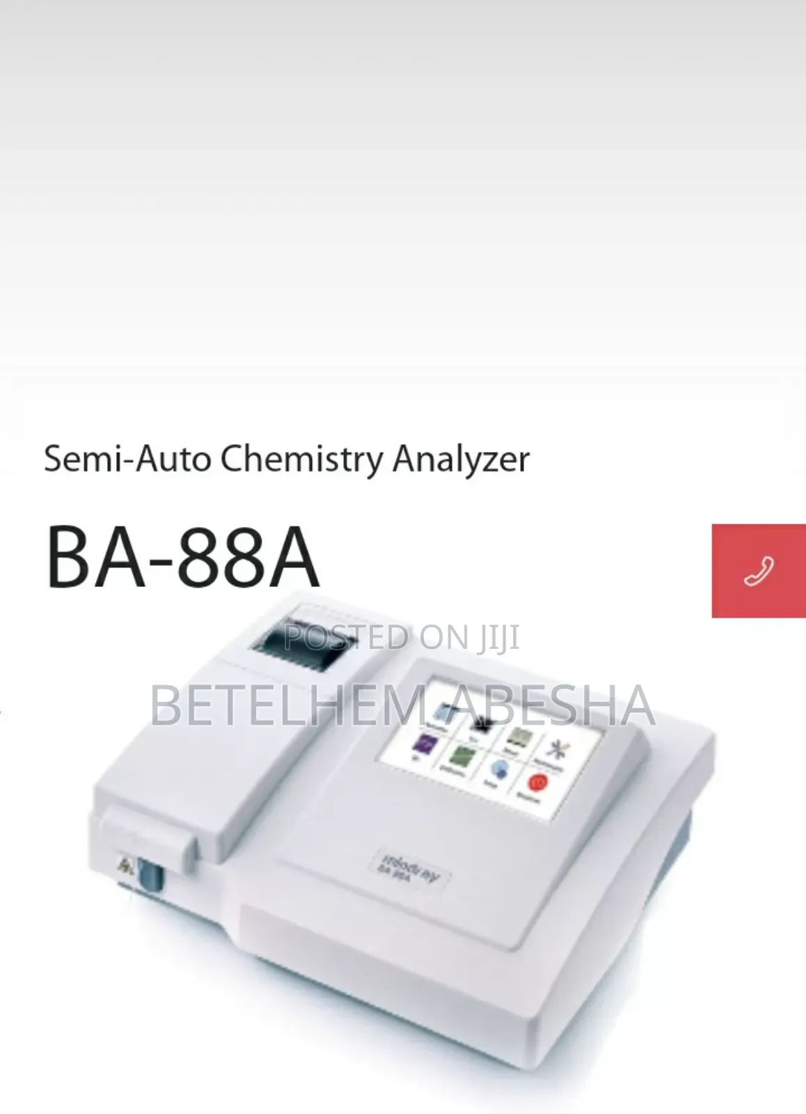 Semi -Automated Chemistry Analyzer