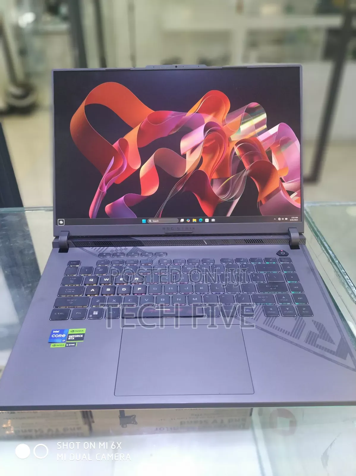 New Laptop Asus ROG Strix G15 16GB Intel Core I7 SSD 1T