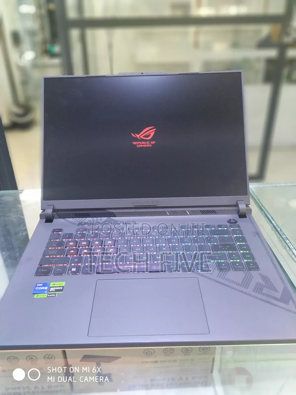 New Laptop Asus ROG Strix G15 16GB Intel Core I7 SSD 1T