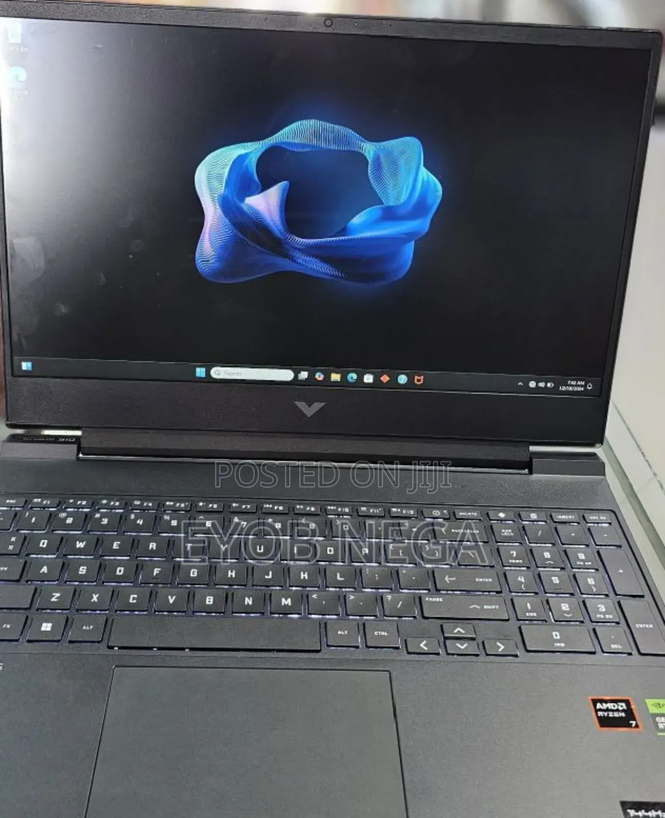 New Laptop HP Victus 16 16GB AMD Ryzen 7 SSD 1T