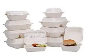 Takeaway Containers With Lids የቴካዌ እቃዎች Small Size