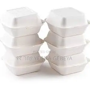 Takeaway Containers With Lids የቴካዌ እቃዎች Small Size