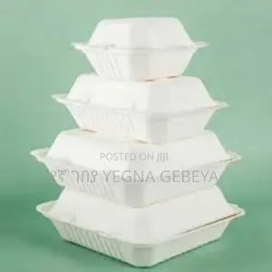 Takeaway Containers With Lids የቴካዌ እቃዎች Small Size