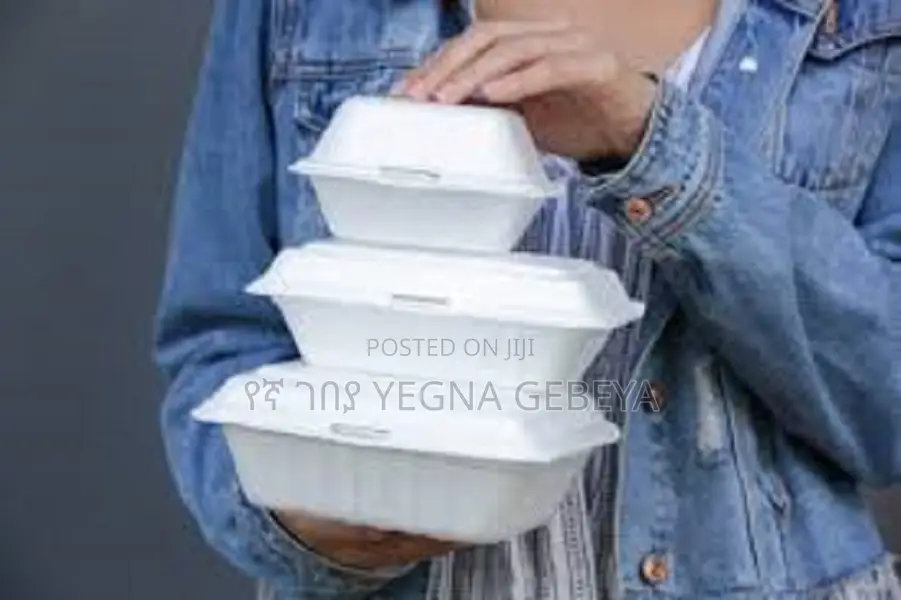 Takeaway Containers With Lids የቴካዌ እቃዎች Small Size