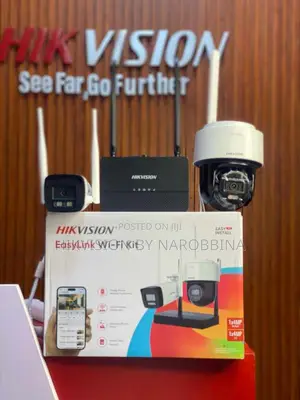 4mp H.265 One Bullet + One Ptdome Wifi NVS Kit