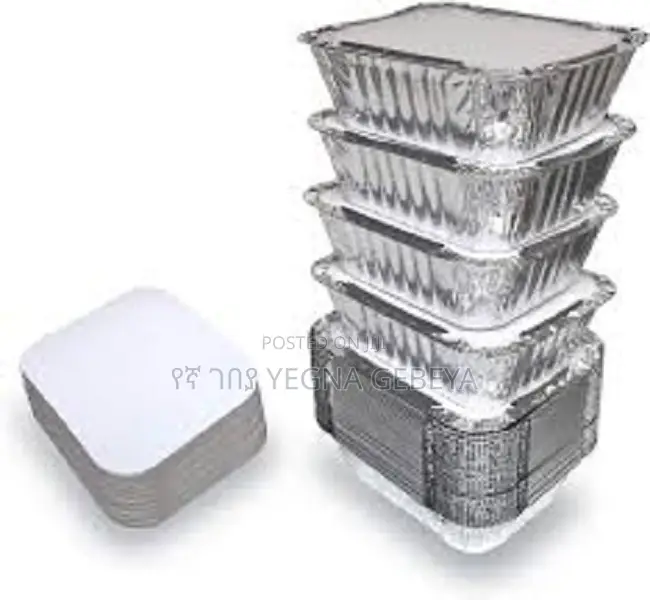 Small Aluminum Foil Container for Food Packing