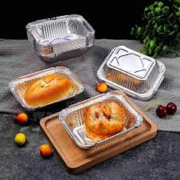 Small Aluminum Foil Container for Food Packing