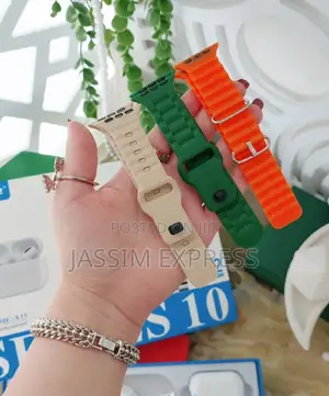 With Seven Straps (Series 10) Smart Watch + Airpods