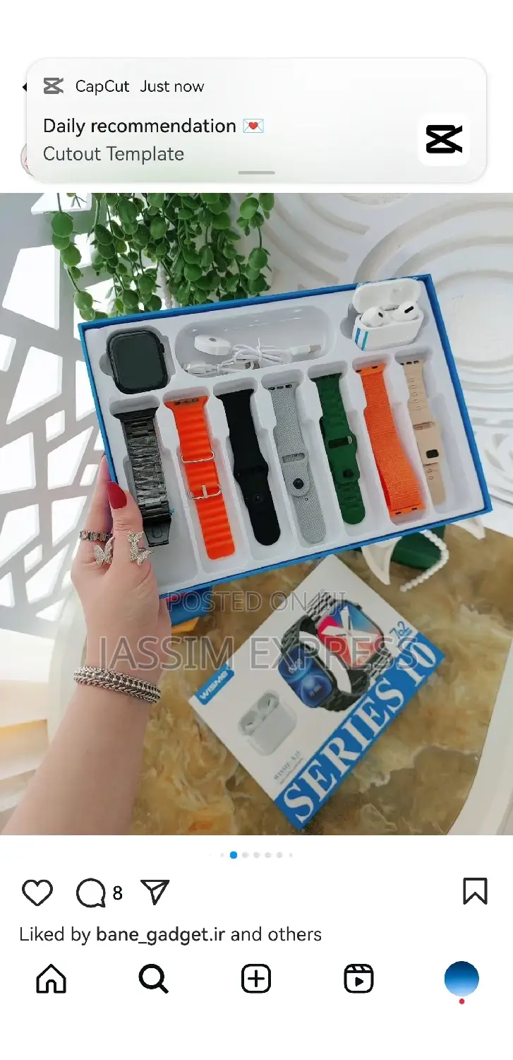 Original Series 10 Smart Watch + Airpods With Seven Straps