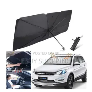 Photo - Pops Open Like an Umbrella Car Sunshade Umbrella