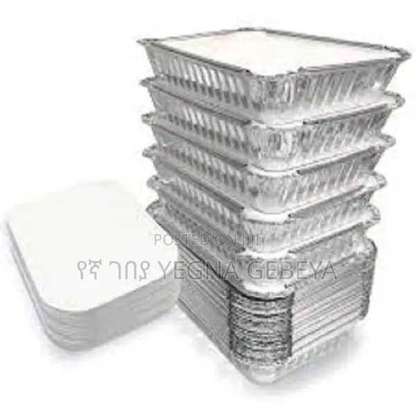Aluminum Foil Containers With Lids Medium Size