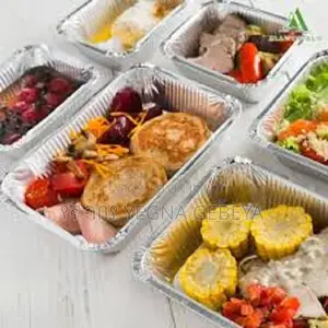 Aluminum Foil Containers With Lids Medium Size
