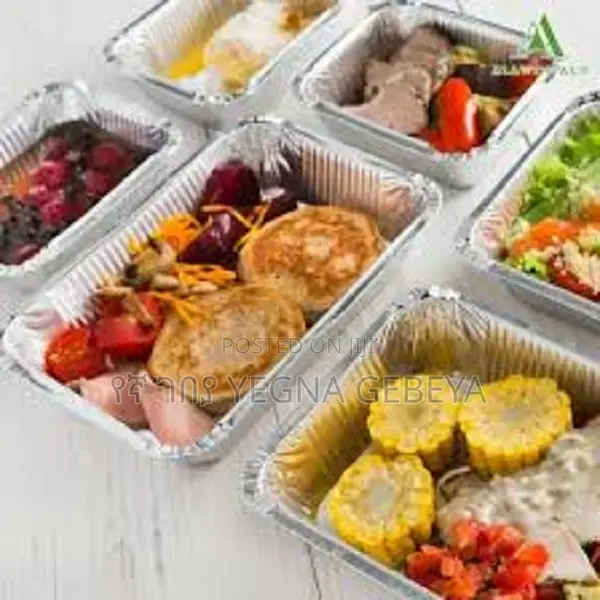 Aluminum Foil Containers With Lids Medium Size
